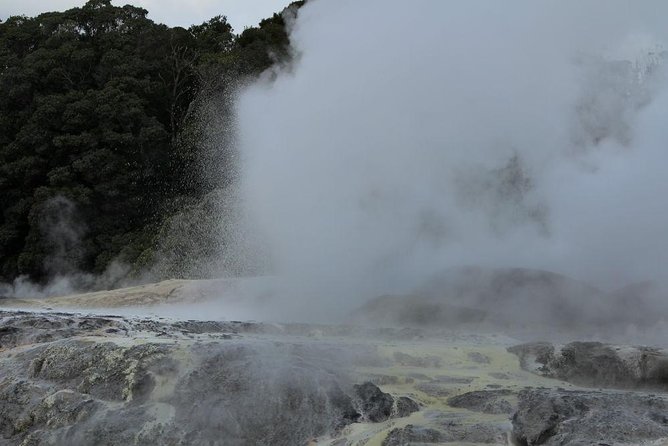 2-Day Hobbiton, Rotorua, Waitomo Caves Tour from Auckland with Accommodation - Mitai Maori Village and the evening hangi