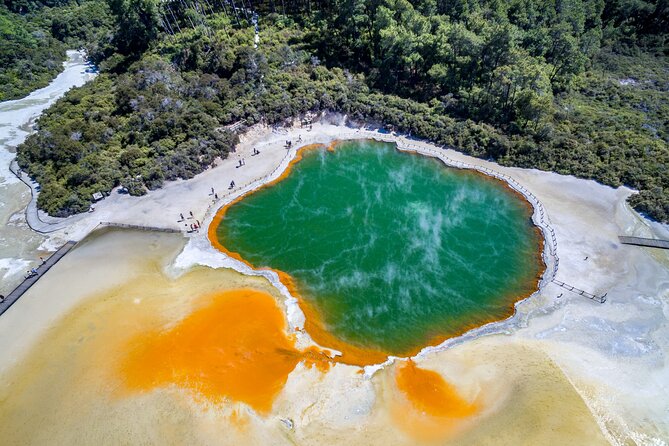 2 Day Tour Auckland to Hobbiton, Waitomo, Rotorua and Taupo - Wai-O-Tapu and Lady Knox Geyser