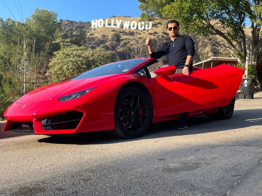 20 Min Lamborghini tour in Hollywood (Drive or be driven) - Taking the wheel or riding up front