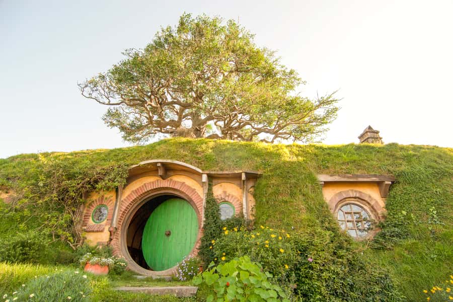 Auckland: Hobbiton Movie Set Tour with Lunch - A buffet lunch at the Party Marquee