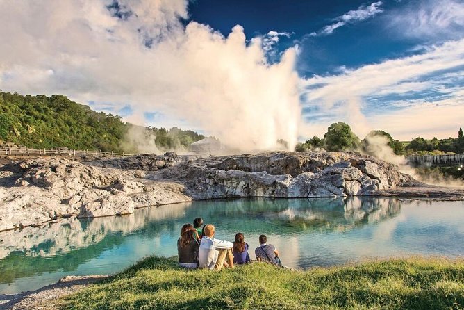Auckland to Hobbiton Movie Set and Rotorua's Geothermal Valley - Te Puia and Rotorua’s geothermal valley