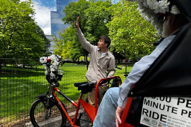 Central Park Pedicab Tours - History and Movie Locations - Bethesda Terrace and Fountain