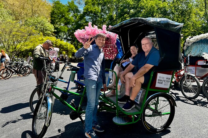 Central Park Pedicab Tours - History and Movie Locations - From Wollman Rink to Gapstow Bridge