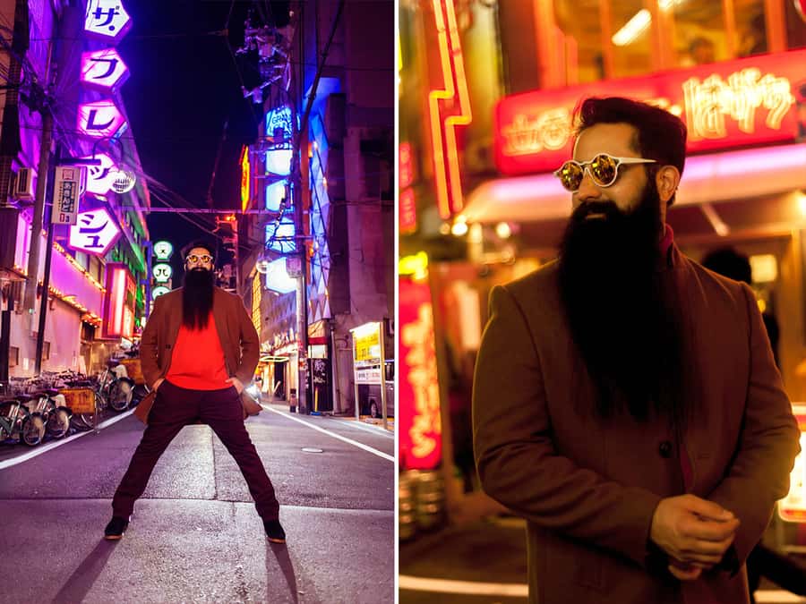 Cinematic Video shoot in Osaka - Posing guidance makes the session easier