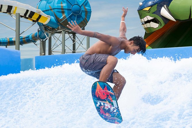Columbia Pictures Aquaverse: Movie-Themed Water Park Adventure! - Lunch, Lockers, and Cabanas