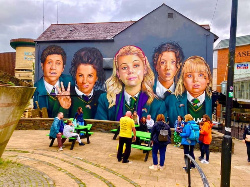 Derry: Guided Derry Girls TV Show Public Tour - Meeting the guide at the Derry Girls mural