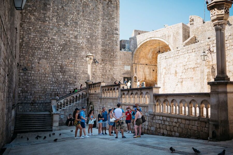 Dubrovnik: Game of Thrones & History Tour - Sponza Palace and the final stretch