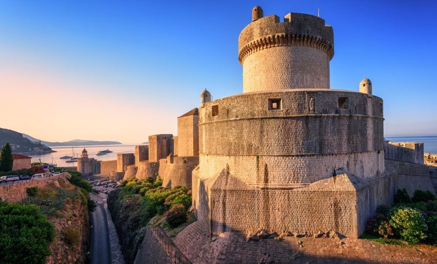 Dubrovnik: Game of Thrones Locations Private Tour - The city walls and the view toward Stannis’s fleet