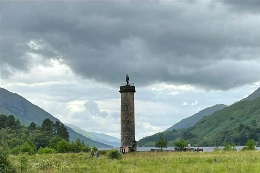 Edinburgh: Harry Potter, Glenfinnan & Highlands Private Tour - Glenfinnan Monument adds history to the movie stop