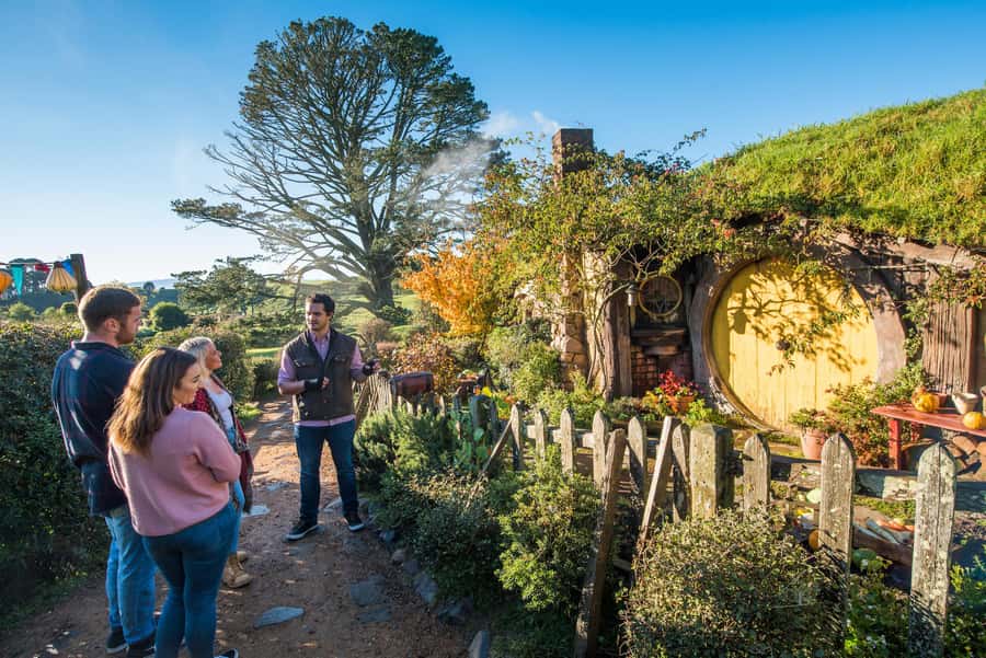 From Auckland: Hobbiton and Waitomo Day Tour with Lunch - Early pickup and the road south from Auckland