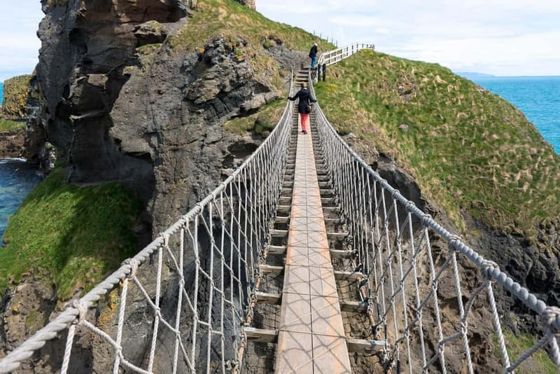 From Belfast: Giant's Causeway and Game of Thrones Tour - White Park Bay shows the coast at its wildest