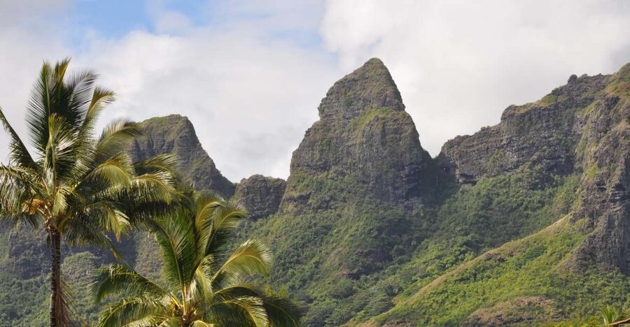 From Oahu: Kauai Highlights & Movie Sites - Opaeka‘a Falls, a quick look at a 151-foot drop