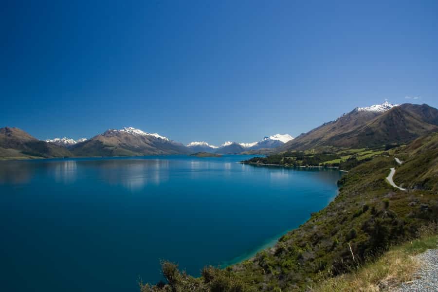 From Queenstown: Lord Of The Rings Tour to Glenorchy - Glenorchy Road viewpoints and the red shed