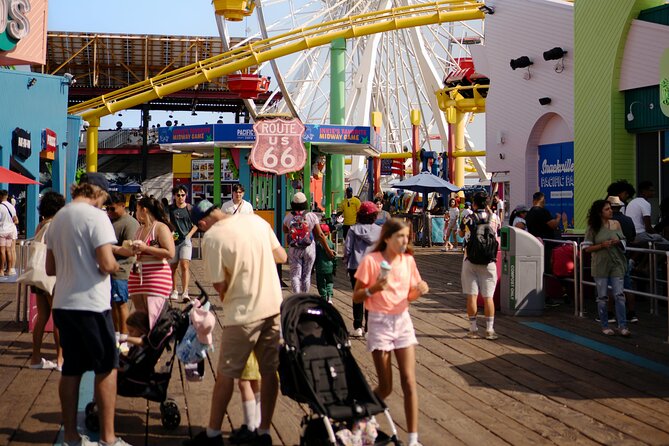 Half Day LA Tour: Hollywood, Celebrity Homes, Santa Monica - One hour at Santa Monica Pier