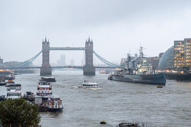 Harry Potter Filming Location Walking Tour in London - Crossing London Bridge with Tower Bridge in view