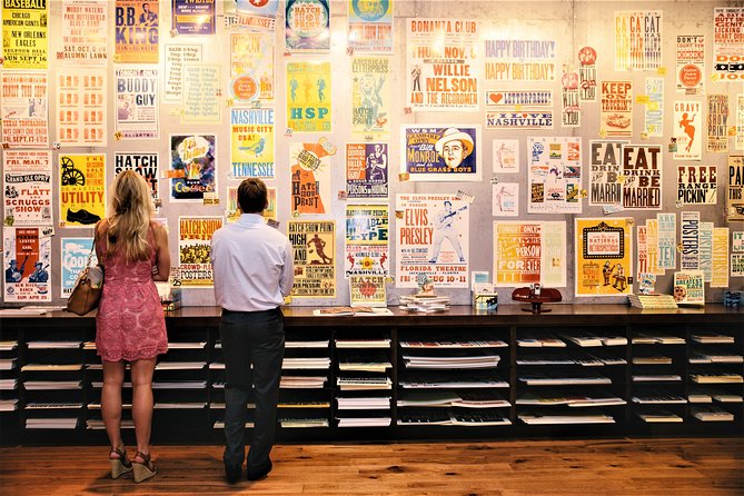 Hatch Show Print Studio Tour & Country Music Hall of Fame Combo - Booking, cancellation, and weather notes