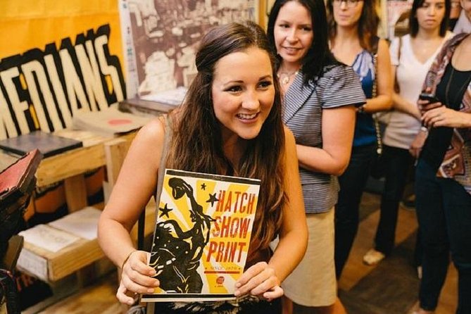 Hatch Show Print Studio Tour & Country Music Hall of Fame Combo - Hearing the presses at Hatch Show Print