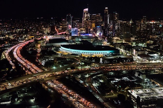 Hollywood and Beaches 50-Minute Helicopter Tour - Downtown skyscrapers and major sports landmarks