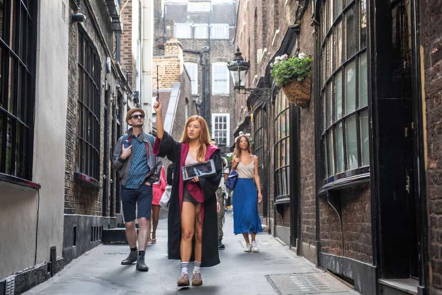 London: Harry Potter Filming Locations Guided Walking Tour - Leicester Square and the bronze Harry Potter statue