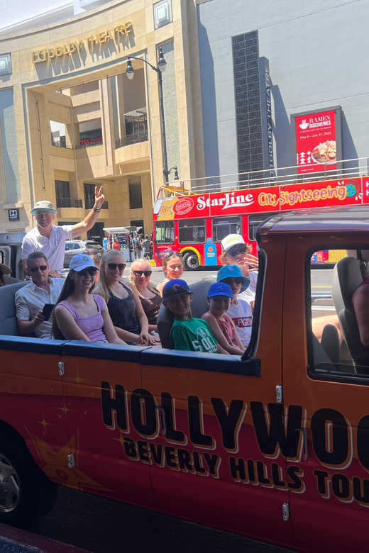 Los Angeles: Hollywood and Beverly Hills Open-Top Bus Tour - Rodeo Drive: luxury from the passenger seat