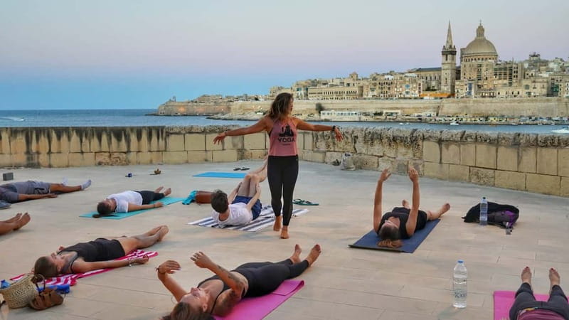 Malta: Game of Thrones Location Yoga Class - Why Manoel Fort Makes This Yoga Class Different