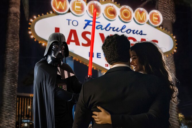 Movie Themed Wedding or Vow Renewal at Las Vegas Sign - Why this Vegas ceremony works for nontraditional couples