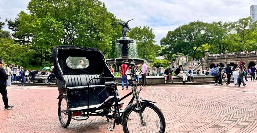Official Pedicab Movies & TV Shows Tours in Central Park - Conservatory Garden, Strawberry Fields, and Bow Bridge