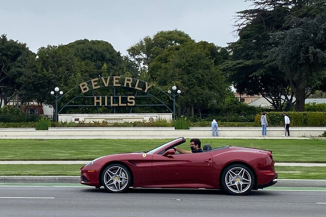 Private Ferrari California T Drive from Hollywood to Sunset Plaza - Timing, traffic, and the one reported trouble spot
