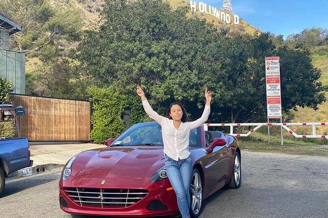 Private Ferrari California T Drive from Hollywood to Sunset Plaza - Who will get the most from this experience