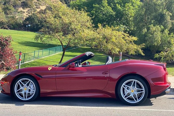 Private Ferrari California T Drive from Hollywood to Sunset Plaza - Hollywood Boulevard and the Walk of Fame
