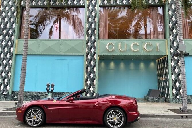 Private Ferrari Driving Tour from Hollywood to Sunset - Driving from Hollywood Boulevard toward Sunset Strip
