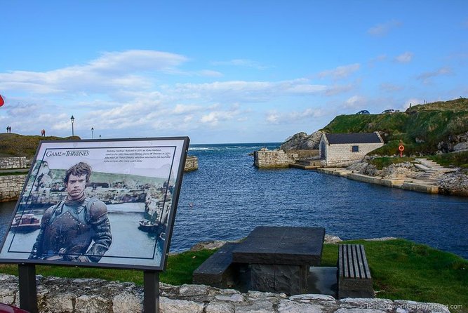 Private Guided Tour Giant's Causeway Game of Thrones Rope Bridge From Belfast - Cushendun Caves and the village nearby
