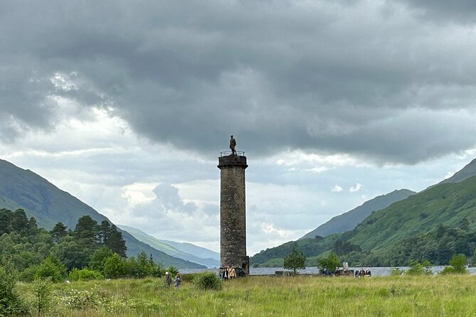 Private Harry Potter, Glenfinnan Viaduct, Highland Edinburgh Tour - The Commando Monument and the road to Glenfinnan