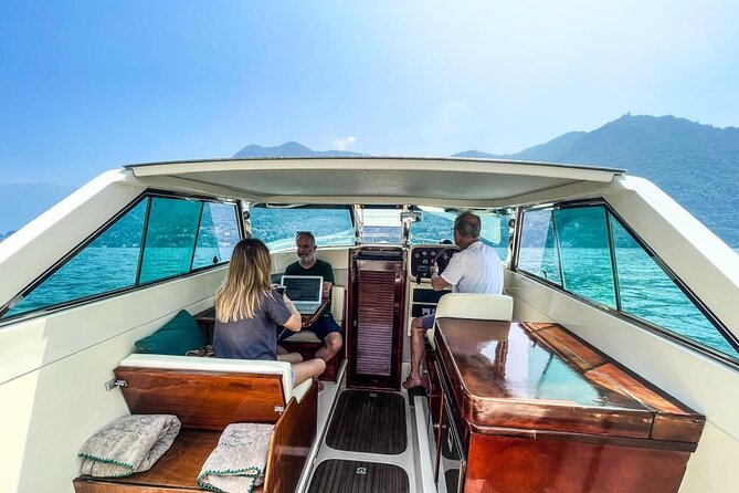 Private tour on "Colombo 31 HT" the Hollywood star boat - Punta Spartivento and Bellagio