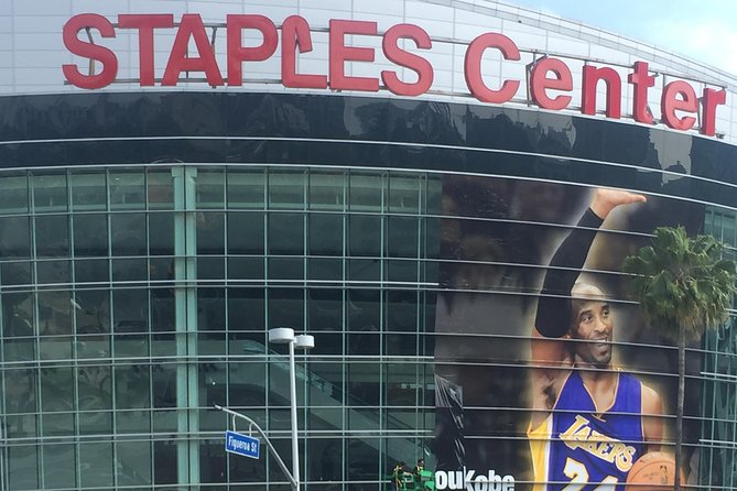 Small-Group Day Tour of Hollywood, Los Angeles and Beaches from Anaheim - Downtown LA: architecture and sports landmarks