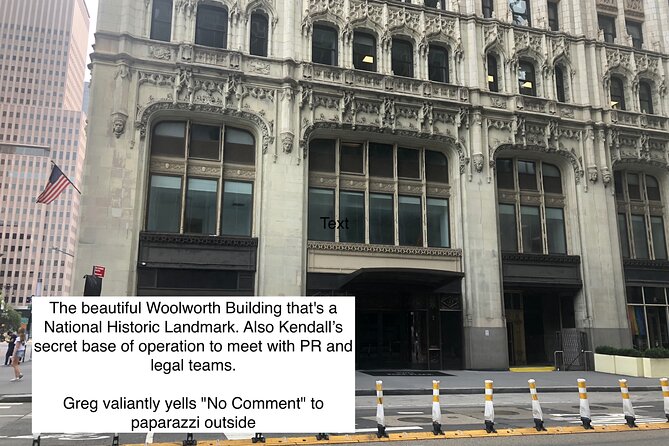 SUCCESSION Walking Tour of Downtown Manhattan Filming Locations - Rava’s apartment inside the Woolworth Building