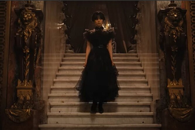 Wednesday Adams Family - Visit 6 filming locations, Private tour - University of Bucharest and the opening episode
